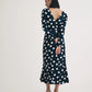 Nobody's Child Sally Midi Dress Black Polka Dot