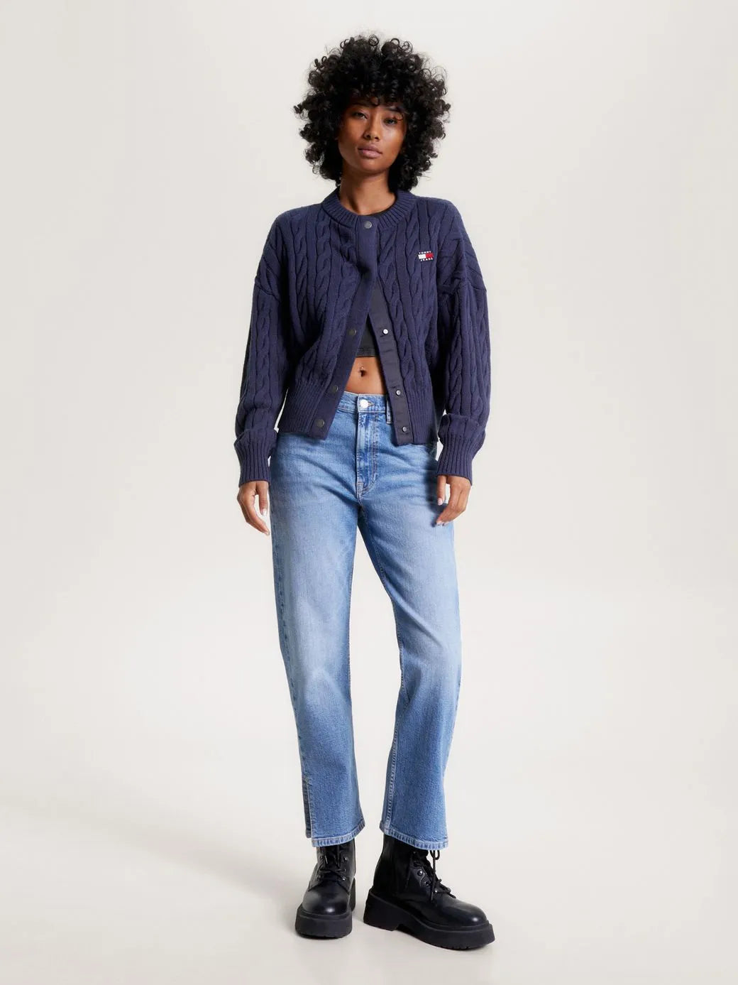 Tommy Jeans Harper Split Hem High Rise Straight