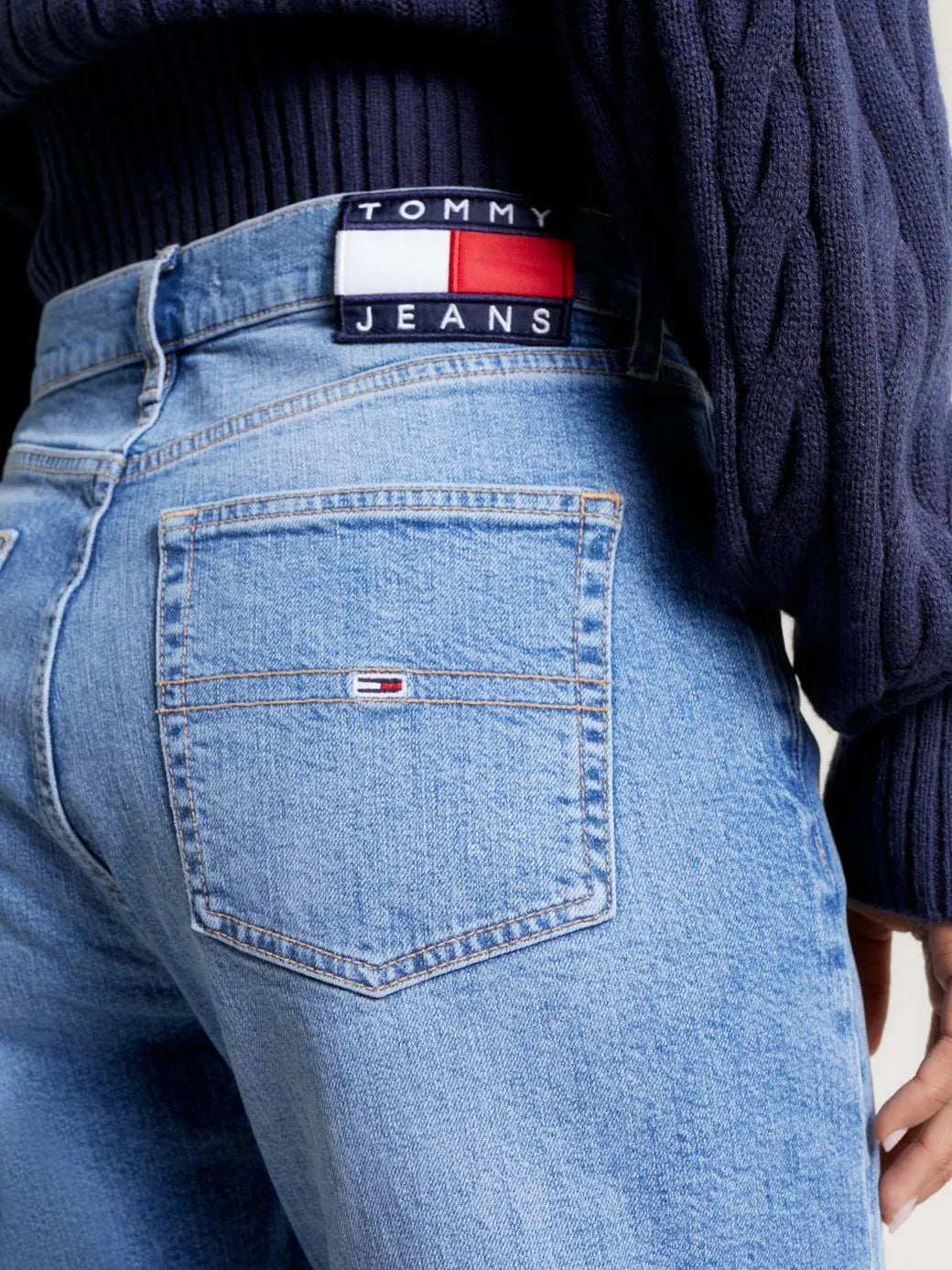 Tommy Jeans Harper Split Hem High Rise Straight