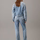 Calvin Klein Jeans High Rise Straight Light Denim