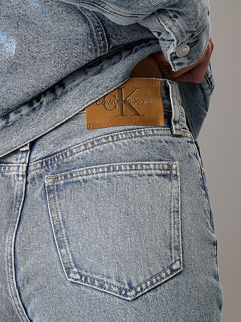 Calvin Klein Jeans High Rise Straight Light Denim
