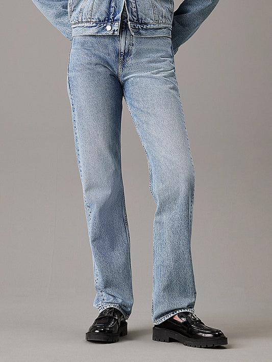 Calvin Klein Jeans High Rise Straight Light Denim