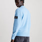 Calvin Klein Monogram Badge Sweatshirt Dusk Blue