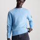 Calvin Klein Monogram Badge Sweatshirt Dusk Blue