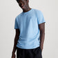 Calvin Klein Monogram Badge Tee Dusk Blue