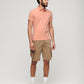 Superdry Studios Jersey Polo Sweet Peach Pink
