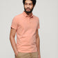 Superdry Studios Jersey Polo Sweet Peach Pink
