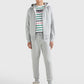 Tommy Jeans Zip Thru Hoodie Light Grey