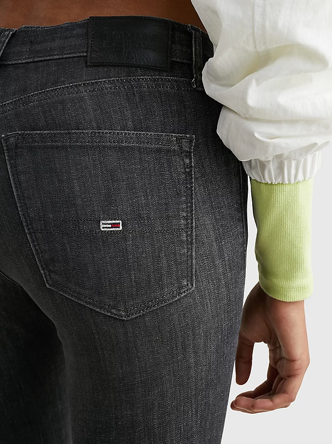 Tommy Jeans Nora Mid Rise Skinny Distresssed Grey