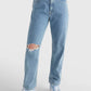 Tommy Jeans Harper High Rise Straight Ripped Denim Light