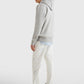Tommy Jeans Flag Patch Hoodie Light Grey