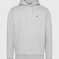 Tommy Jeans Flag Patch Hoodie Light Grey