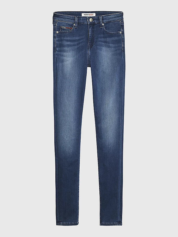 Tommy Jeans Nora Mid Rise Skinny Niceville Mid Blue